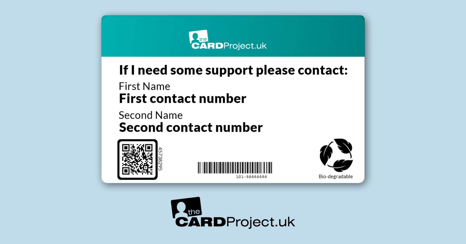 Tourettes Awareness Card (REAR)